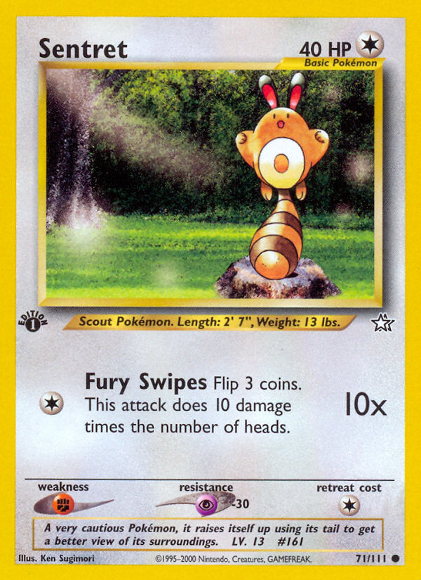 Neo Genesis Sentret #71/111 first edition